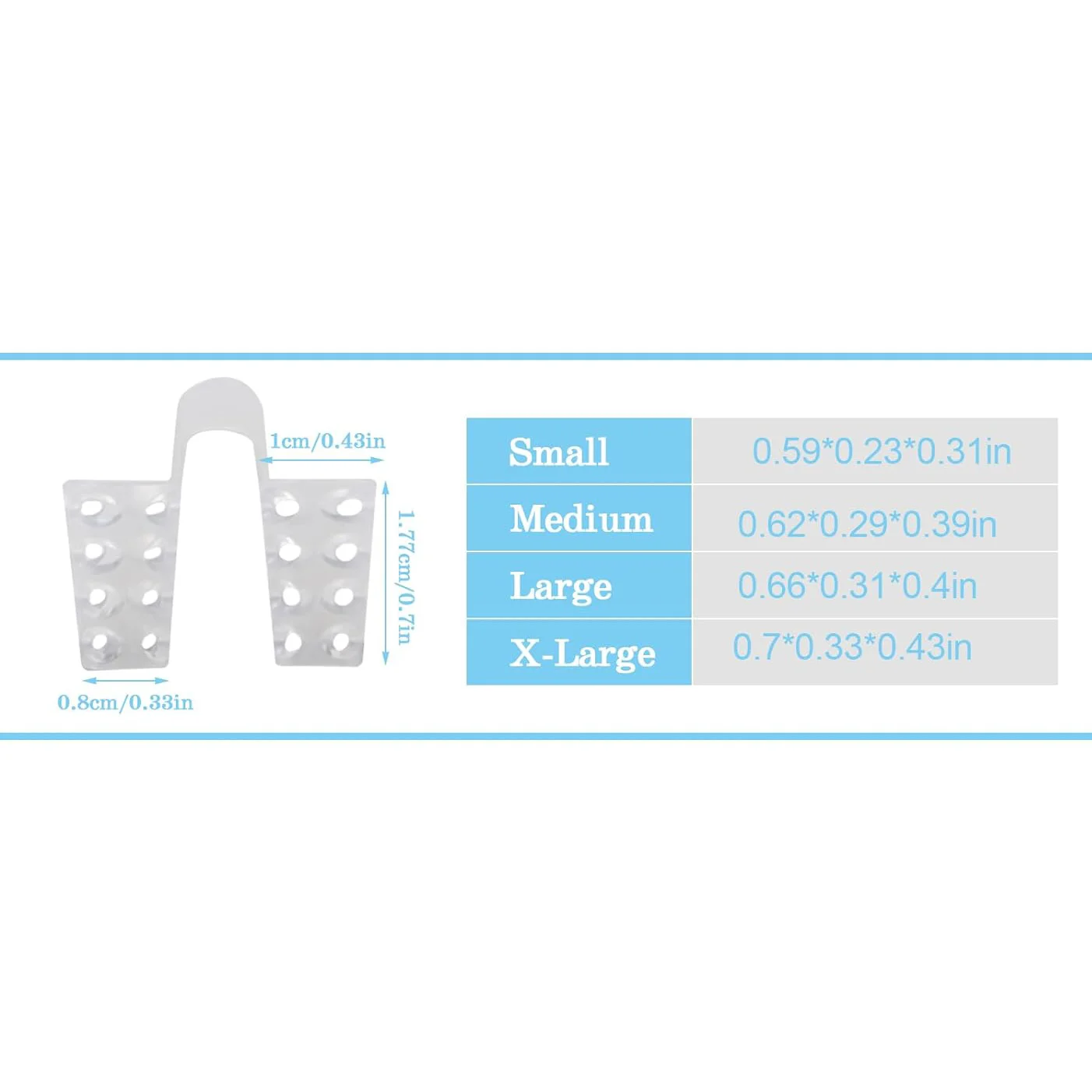 Anti Snoring Nasal Dilator 4PCS For Easy Breathing Preventing Snoring Respiratory Health Care