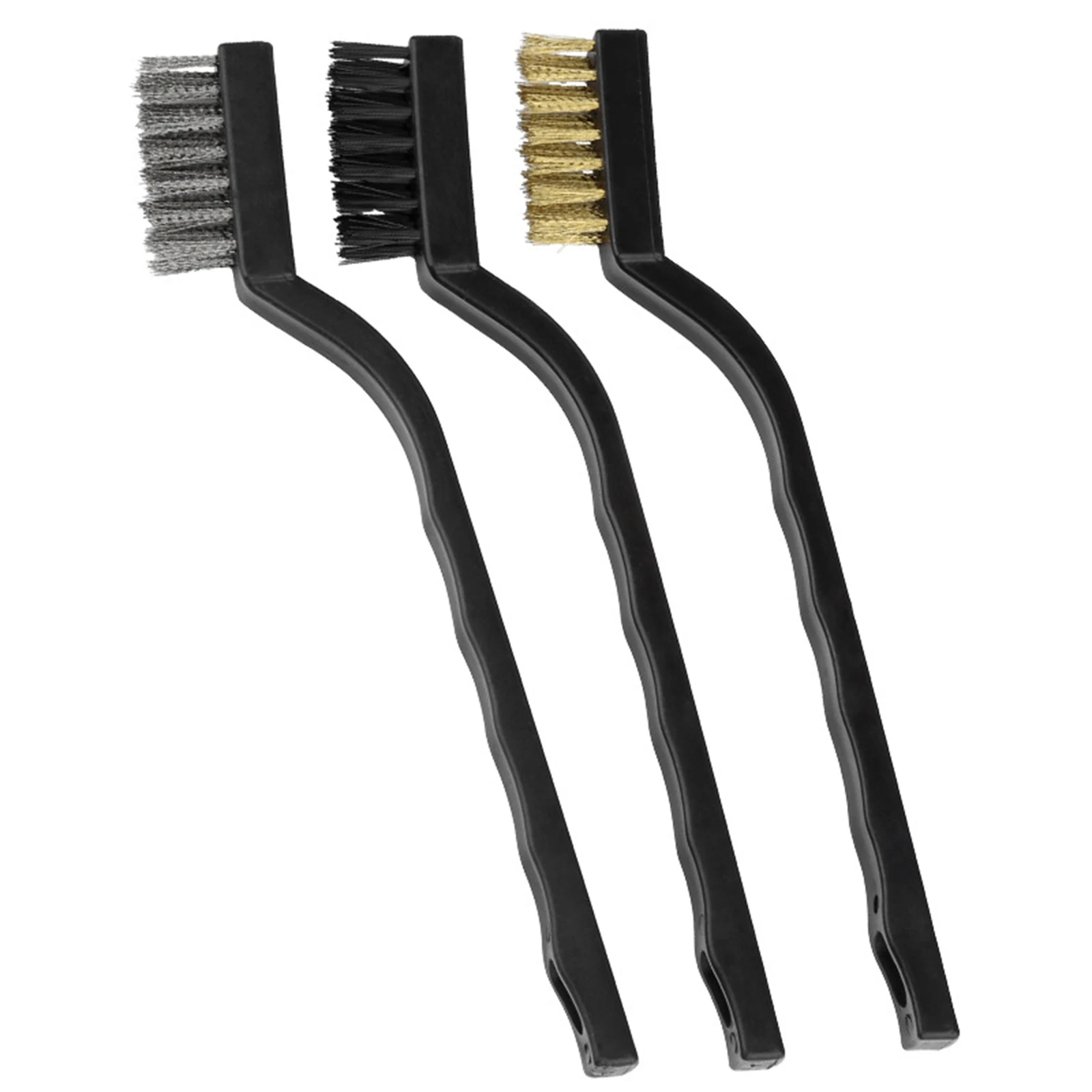

13cm Steel Wire Brush Aquarium Algae Cleaning Brush Nylon Brush Aquarium Cleaner Fish Tank Stain Cleaning Tools Accessories 3pcs
