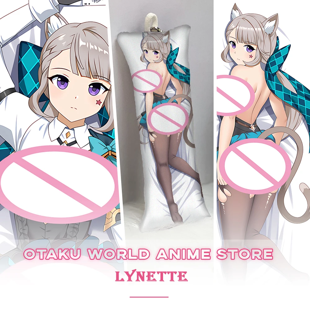 

Genshin Impact Dakimakura Anime Otaku 2-Side Printed Waifu Decor Cute Lynette Hugging Body Pillow Case Cushion Pillow Cover
