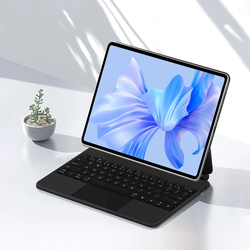 Tablet Keyboard Case HUWEI Backlight Magic Keyboard For Huawei MatePad Pro 12.6 inch WGR-W09 WGR-W19 AN19 Tablet Smart Case Spanish Russian
