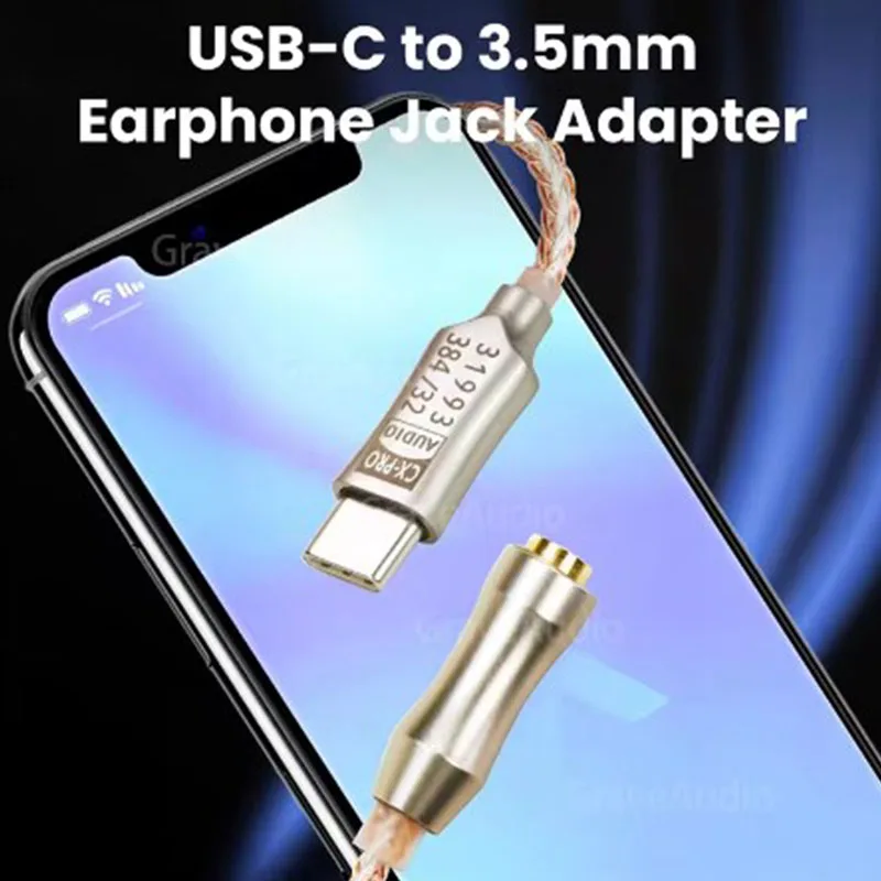 Headphone Amplifier GraveAudio DA06 CX31993 HiFi USB DAC Type C To 3.5mm Audio Decoder IEM AMP Mobile Phone Adapter
