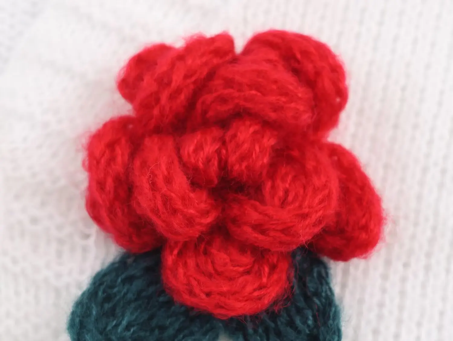 Women Korean Style Autumn Winter Knitted Cardigan Female V-Neck Flower Decoration Long Sleeved Cute Sweater Jacket Streetwear