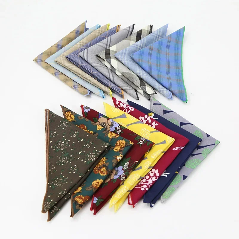 

British Pattern Pocket Square Men's Suit Pocket Handkerchief Scarf Korean Dress Chest Scarf Handkerchief Tide