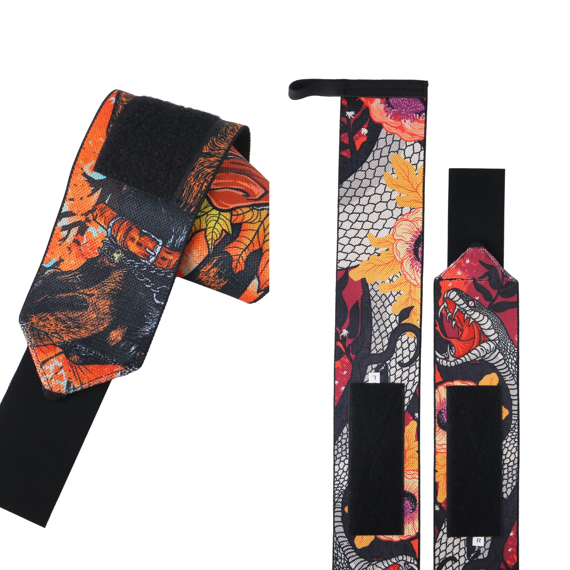 Berserk Anime Flexible Wrist Wraps for Weightlifting - Adjustable and Elastic Gym Wrist Support