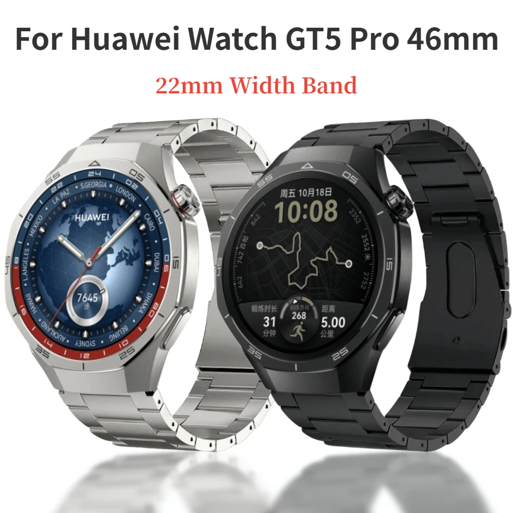 Premium 22mm Titanium Alloy Lightweight Wristband