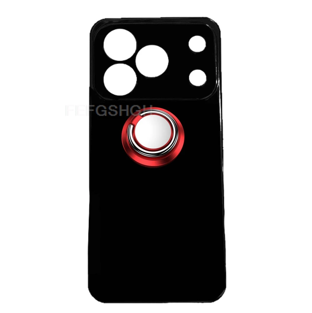 Blackview Wave 7C Flexible TPU Silicone Phone Case with Back Ring Holder Bracket