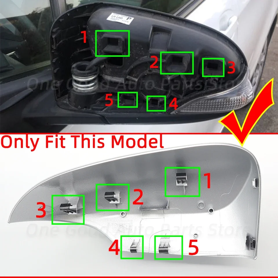 Para dla Toyota Yaris 2012 2013 2014 2015 2016 2017 2018 2019 obudowa lusterek samochodowych czapka lusterko boczne drzwi obudowa pokrywa