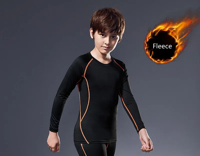 Children's Tights Training Clothes Boys Quick Dry Sports Tops Dance Yoga Bottoming Shirt Basketball Bodybuilding Gym T Shirt