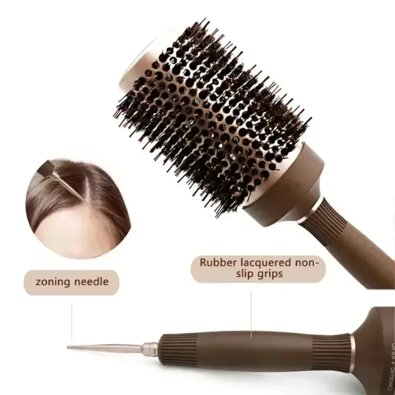 Professional Salon Styling Tools Round Hair Comb Hairdressing Curling Hair Brushes Comb Ceramic Barrel 4 Sizes