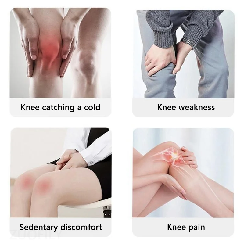 1 Pair Woolen Fleece Knee Pads Winter Women Men Elderly Warmer Coldproof Leg Arthritis Kneepad Thickened Knee Support Protector
