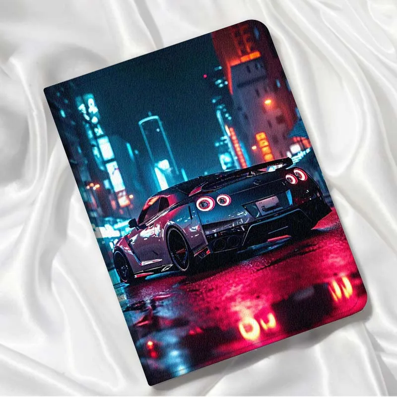 Sleek and Stylish Protective Case for Tablets - Perfect Auto & Motorcycle-Inspired Gift