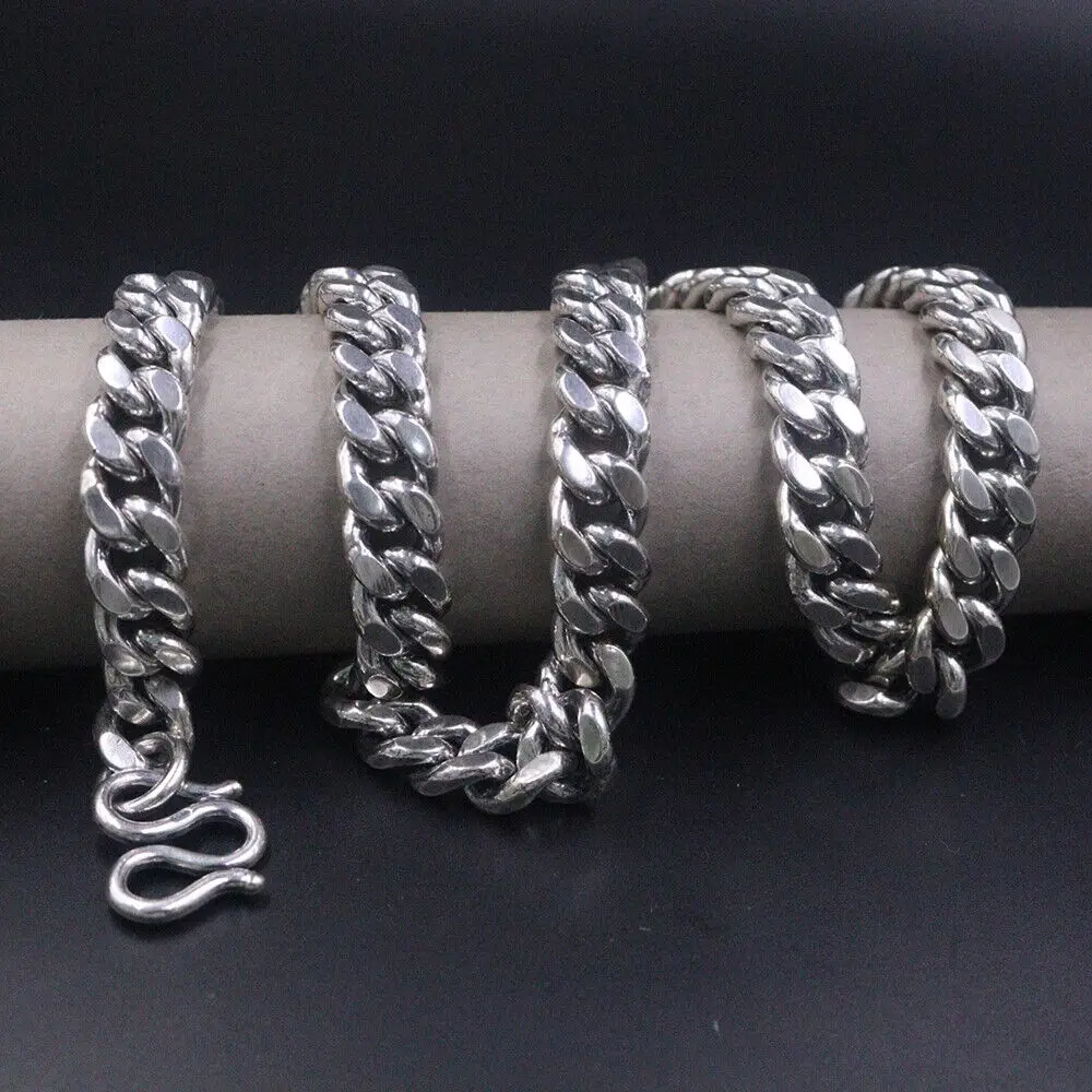 

Цепочка мужская из серебра 23,6 дюйма, 240-245 г, 12 мм