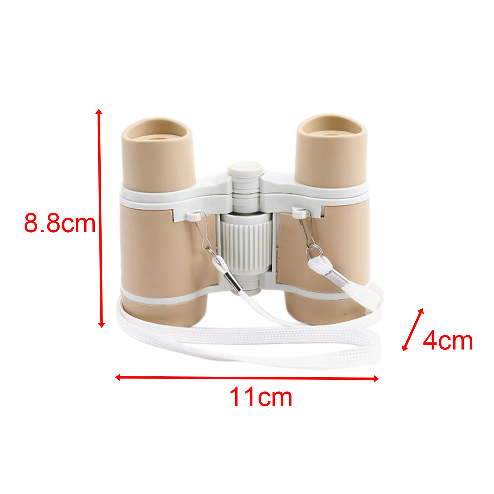 Jungle Binoculars Magnifying Glass Portable Children Magnification Toy Shockproof Telescope for Birthday Hiking Presents