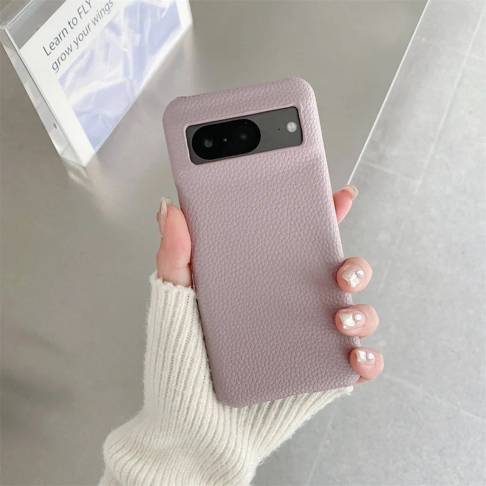 Luxury Leather Lichee Pattern Shockproof Ultra Slim Phone Case