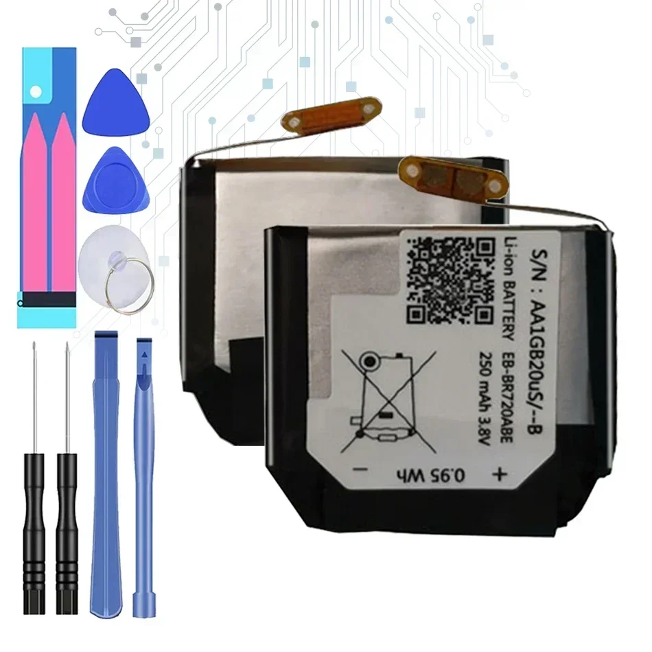 Eb-Br720Abe Batteria Di Ricambio Da 250Mah Per Samsung Gear S2 S 2 Classic R732 Br720