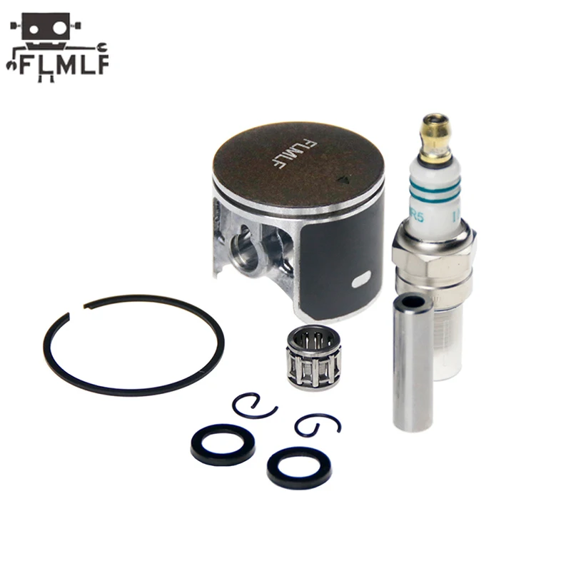 Flmlf Kit Candela Pistone Motore 29Cc 30.5Cc Alleggerito Da Competizione Di Alta Qualità Fit 1/5 Hpi Rovan Km Baja Lois Fg Goped Redcat