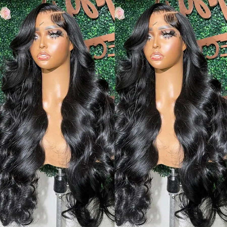 Long Body Wave Lace Front Wig 13x4 Lace Frontal Wig Hd Transparent Frontal Brazilian Human Hair Wigs For Black Women