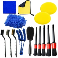 Car Detailing Brush Set The Ultimate Auto Cleaning Kit for Vents Gaps Maintenance Car Air Outlet Detail Clearance Brush 1
