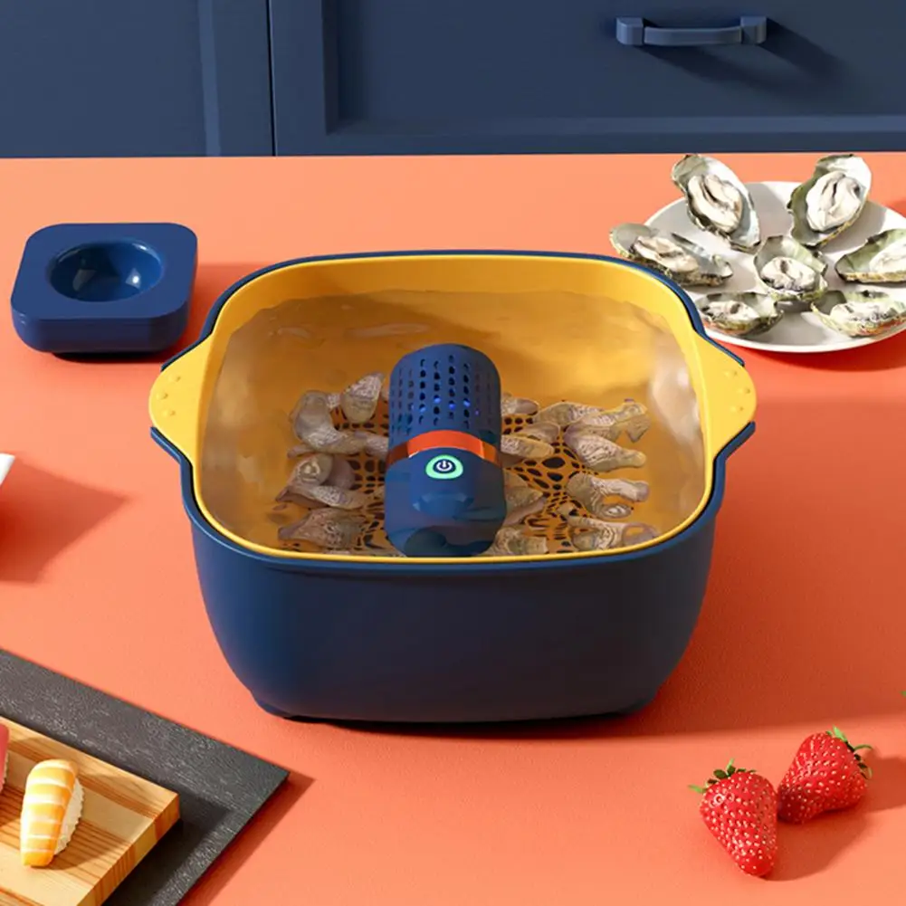 Portable Kitchen Gadget Fruit and Vegetable Cleaning Machine Food Purifier Multifunctional Vegetable Cleaning Machine Waterproof