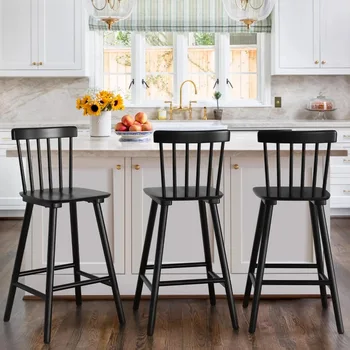 Windsor Wooden Bar Stools 1