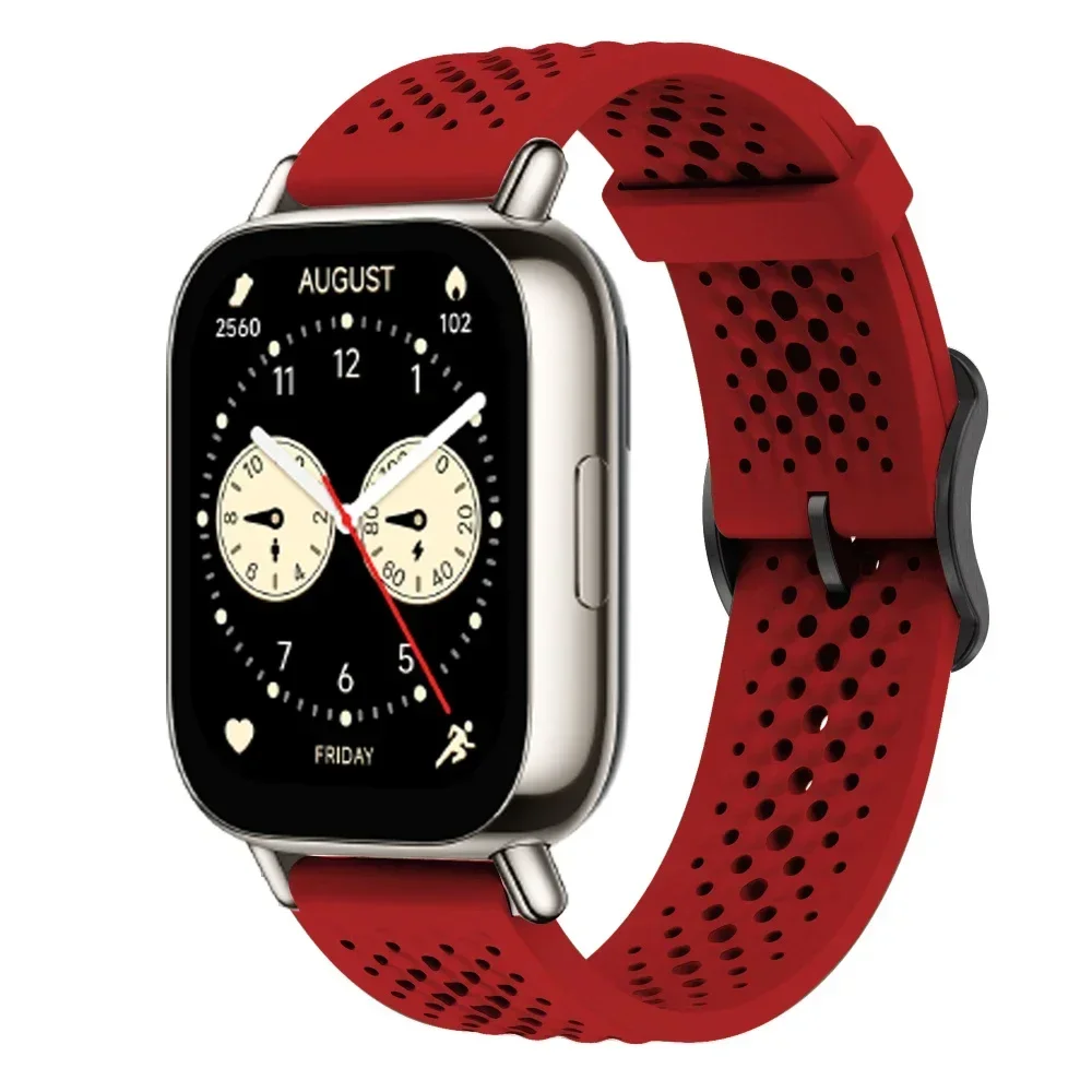 Breathable Silicone Sport Strap Band - Universal Smartwatch Bracelet Accessory