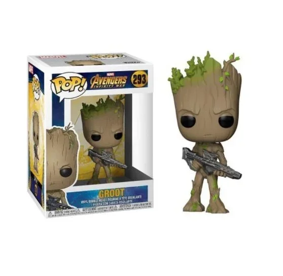 thumbnail image 1 of FUNKO POP Avengers League Final Battle: Hulk Iron Man US Captain Thanos Iron Spider Action Doll Collection Model Children's Toys, 1 of 5