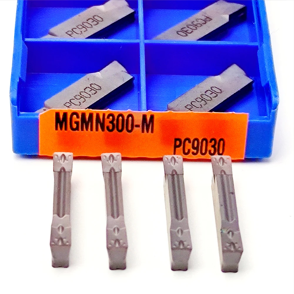 1 Box (10pcs)MGMN300/400/500-M PC9030 High-quality CNC Carbide Inserts for Stainless Steel