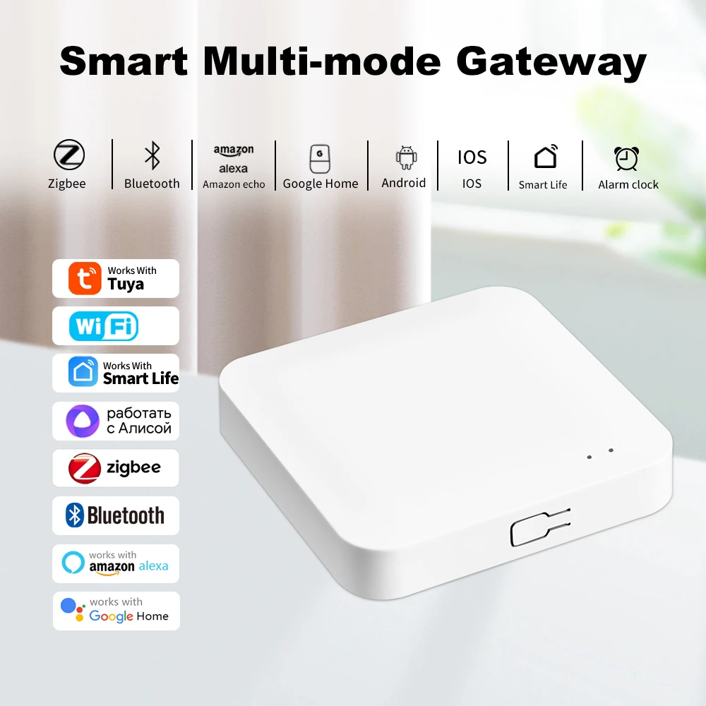 Multi-Mode Zigbee Bluetooth Gateway Hub 1