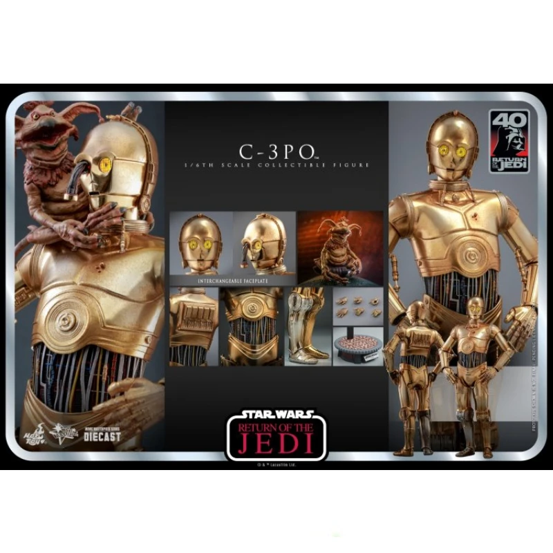 

In Stock Original HotToys MMS701D56 Star Wars 6 Return of The Jedi C-3PO 1/6 Soldier Action Figure Toy Gift Collection Hobby