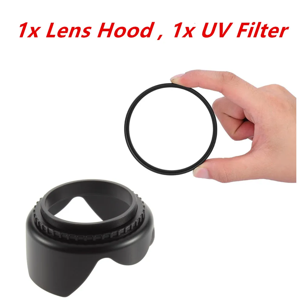 52mm UV Filter Flower Lens Hood for Canon RF 35mm F1.8 IS