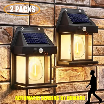 Solar Motion Sensor Wall Lamp – 3 Lighting Modes 1