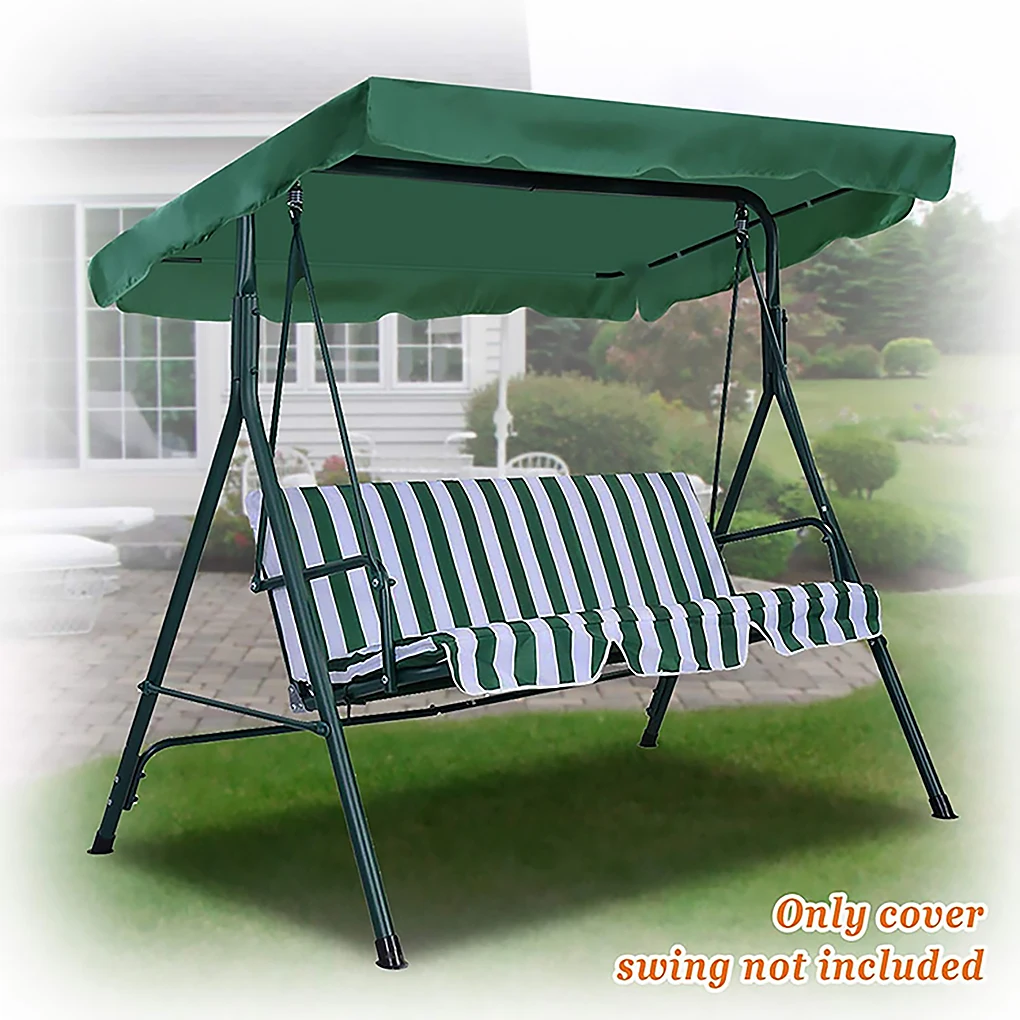 Polyester Swing Chair Canopy Sunproof PA Coating Replacing Sunshade Outdoor Garden Front Yard Patio Top Cover outdoor awnings
