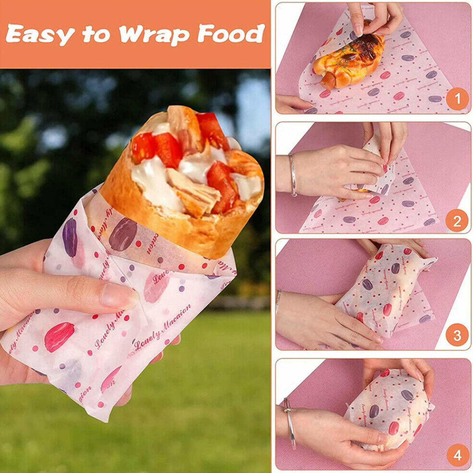 25/50 Sheets Christmas Deli Paper, Grease-Proof Parchment Paper Basket  Liners, Food Wrappers for Sandwich, Chip, Burger & Fries - AliExpress