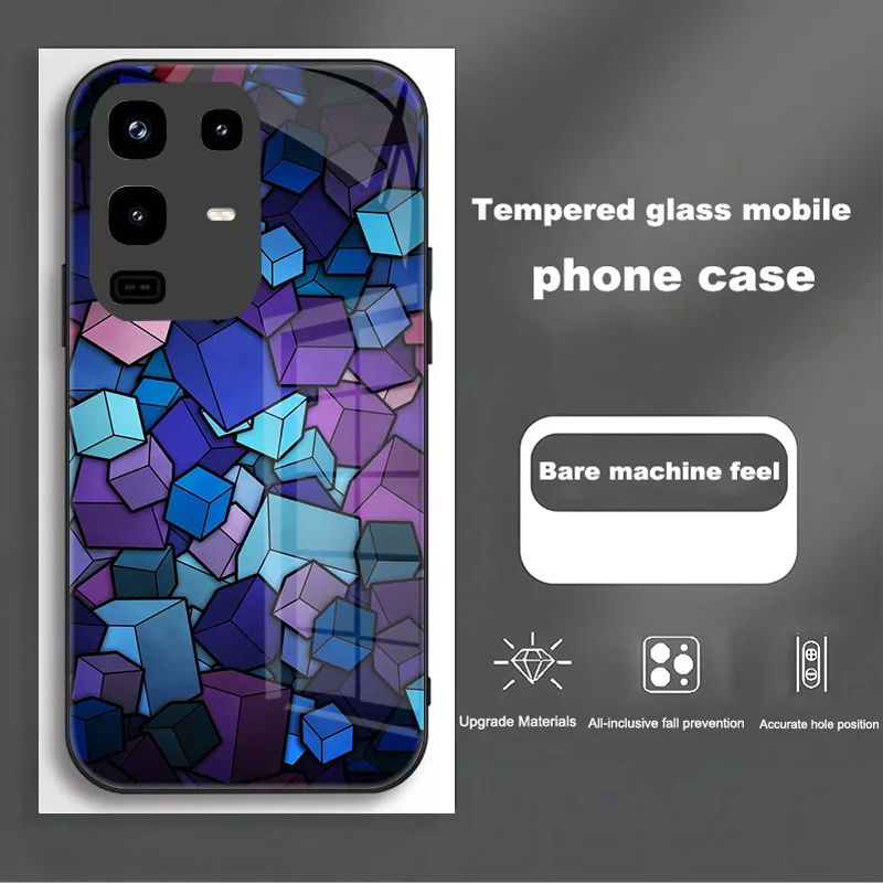 Premium Shockproof Phone Case with Tempered Glass Shell - Enhanced Protection and Style