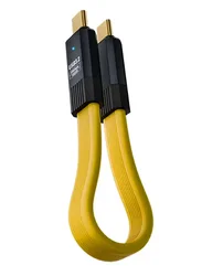High - Speed 100W USB - C to USB - C Cable with 20Gbps Data Transfer and 8K Video Support - 80cm (YELLOW)