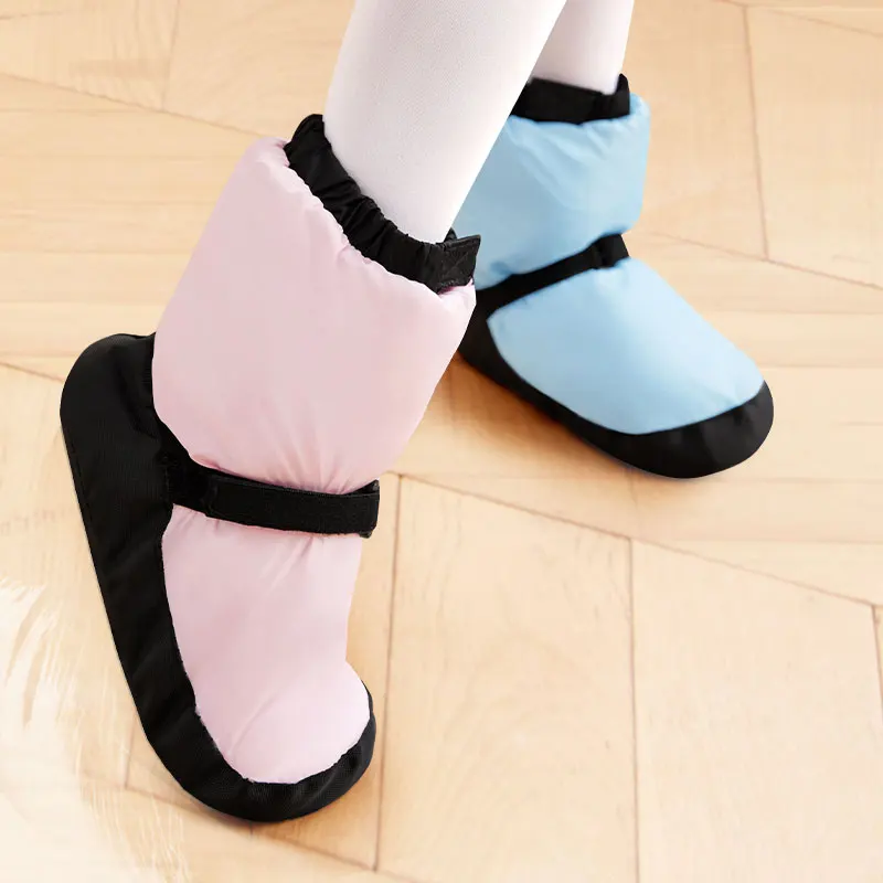 Dance shoes ballet boots warm winter training ballerina