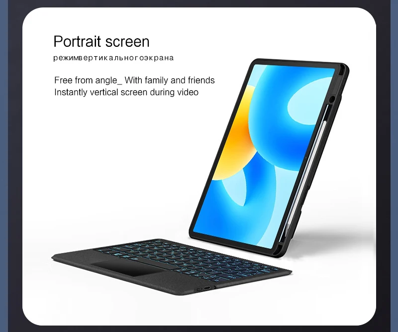 Tablet, retroiluminação inteligente, Touchpad, capa protetora, 11,5 polegadas, BTK-W00, 2023