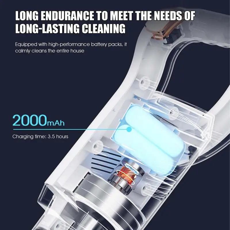 8500Pa Low Noise Powerful wireless car vacuum cleaner, car gadgets, Auto Handheld vacuum cleaner, Car accessories novelties