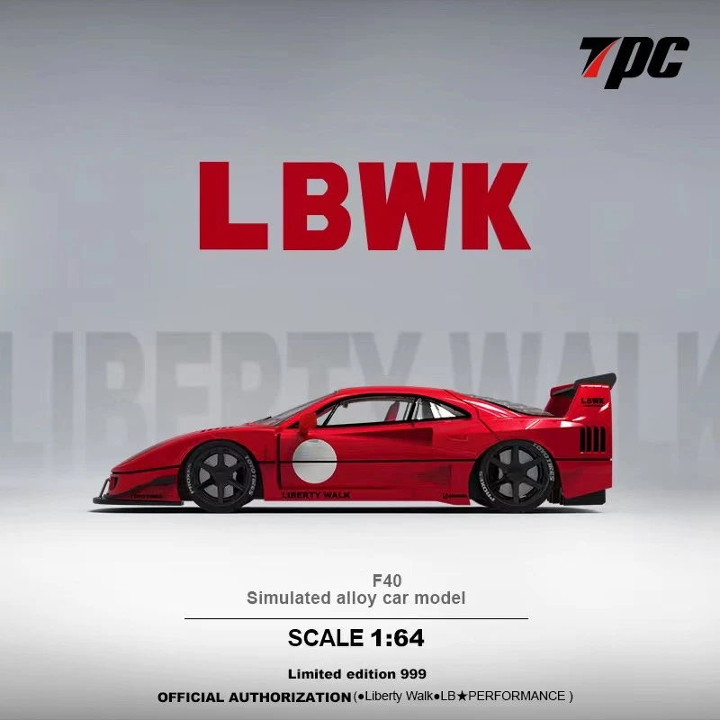 限定セール -SALE Model Red F40 LBWK 1:64 TPC Car AliExpress - ミニカー