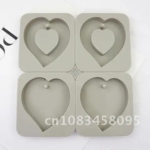 

Craft Silicone Clay Aromatherapy Tablets Mold DIY Hanging Ornaments Wax Mould Flower Soap Model Accessories