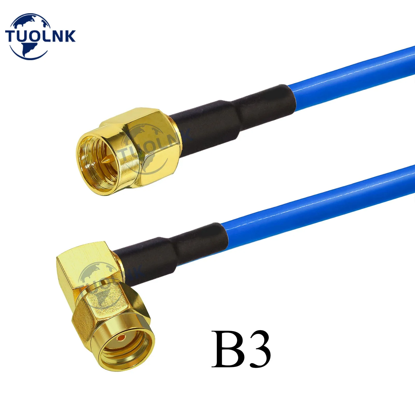 Cavo Coassiale Semi Flessibile RG402 Cavo Coassiale RF SMA Maschio A SMA Femmina Cavo RG402 Cavo Di Prova Ad Alta Frequenza 50 Ohm Bule 10M - Foto 2