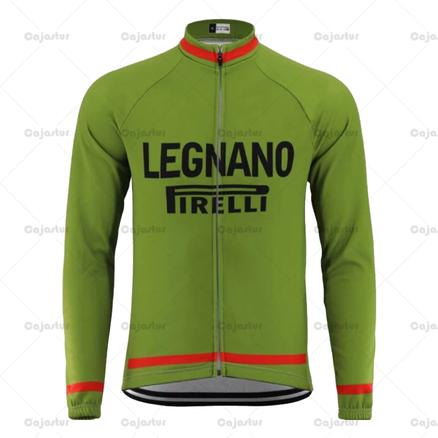 Legnano Retro Cycling Jersey Long Sleeve Winter Fleece & No Fleece Bike Clothing