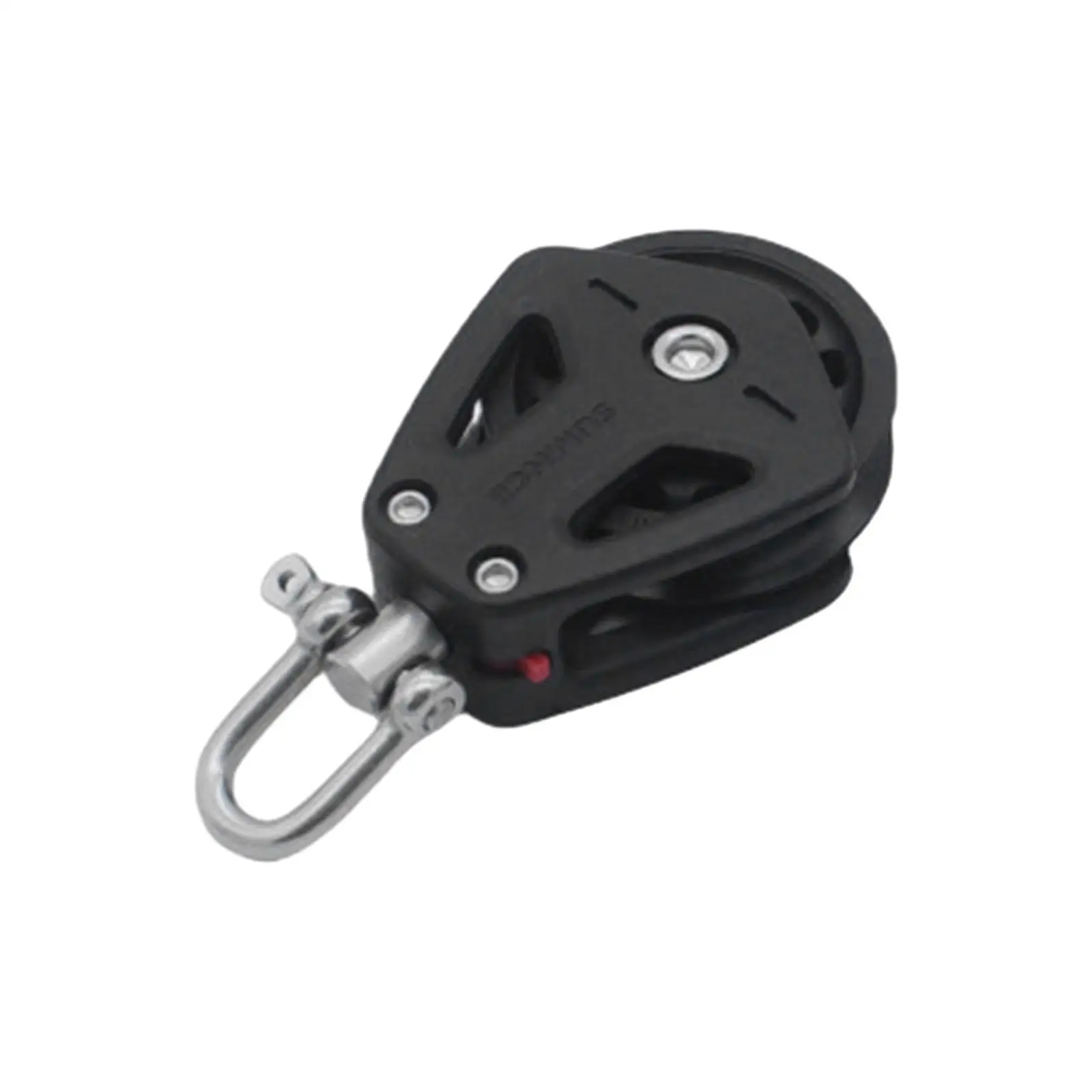 Pulley Block Single Wheel Anchor Lifting Single Pulley for Yacht Kayak Canoe