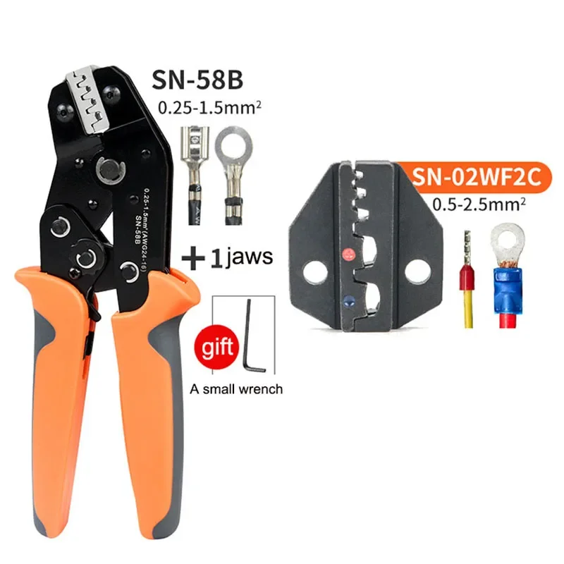 220v New New Multifunctional Crimping Pliers Interchangeable Die Cold Pressing P