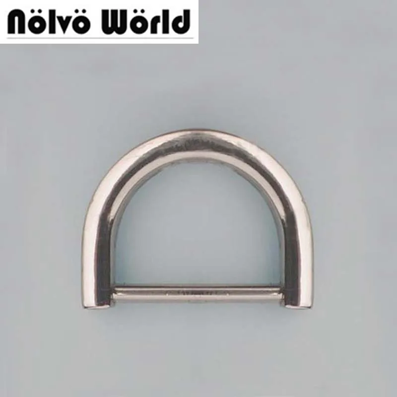 

50pcs 20*14mm 3/4 inch inside width 4 colors d ring belt buckle,zinc alloy hardware metal fat d-ring