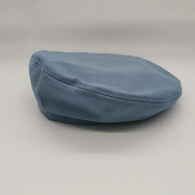 Cotton Women Winter Hats Vintage French Plaid Top Military Cap Painter Hat Autumn New Street Girls All-match Fashion Caps