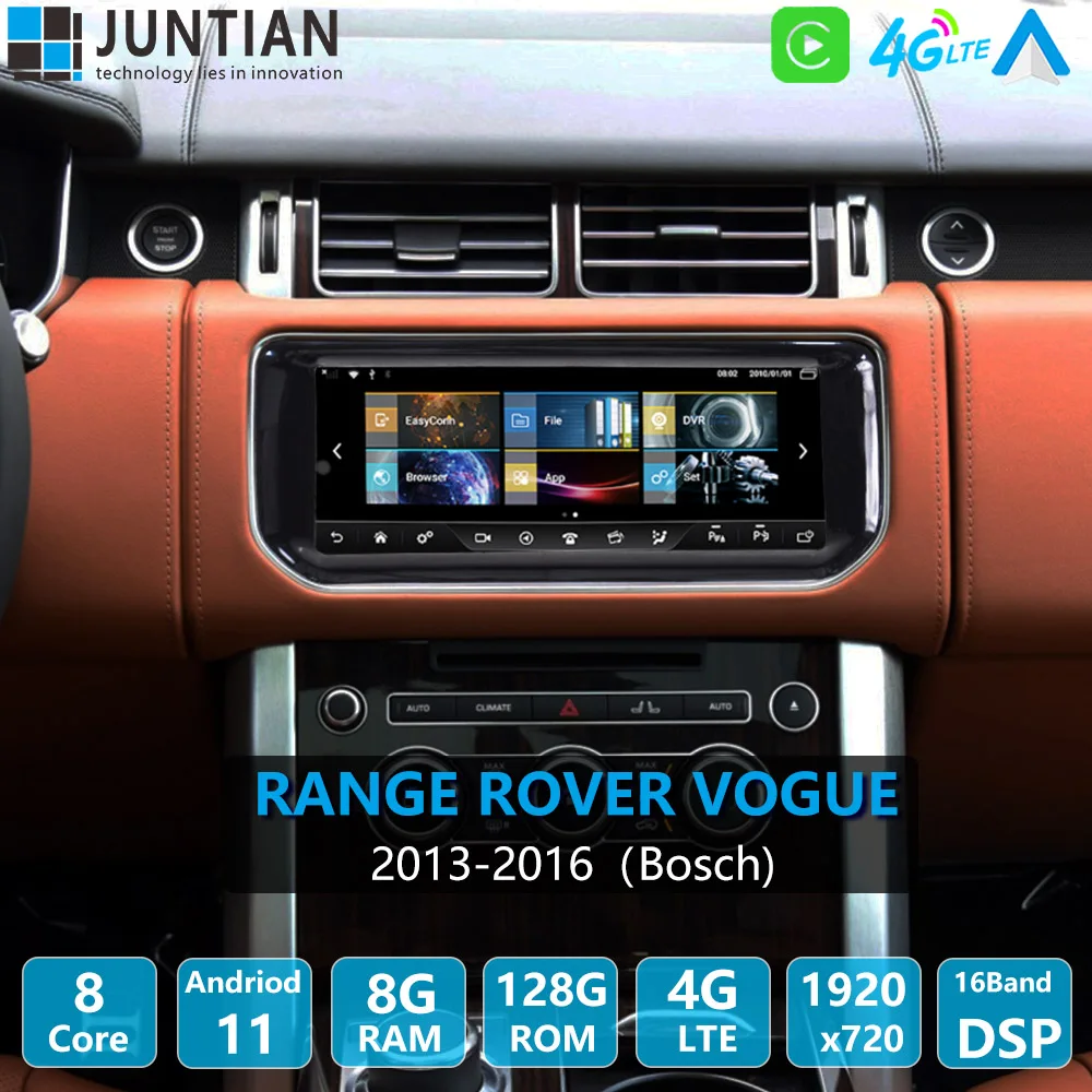 

Автомагнитола для Land Range Rover Evoque Sport Vogue Android, мультимедийный плеер с GPS-навигацией, 4G, Wi-Fi, DSP, Carplay экраном