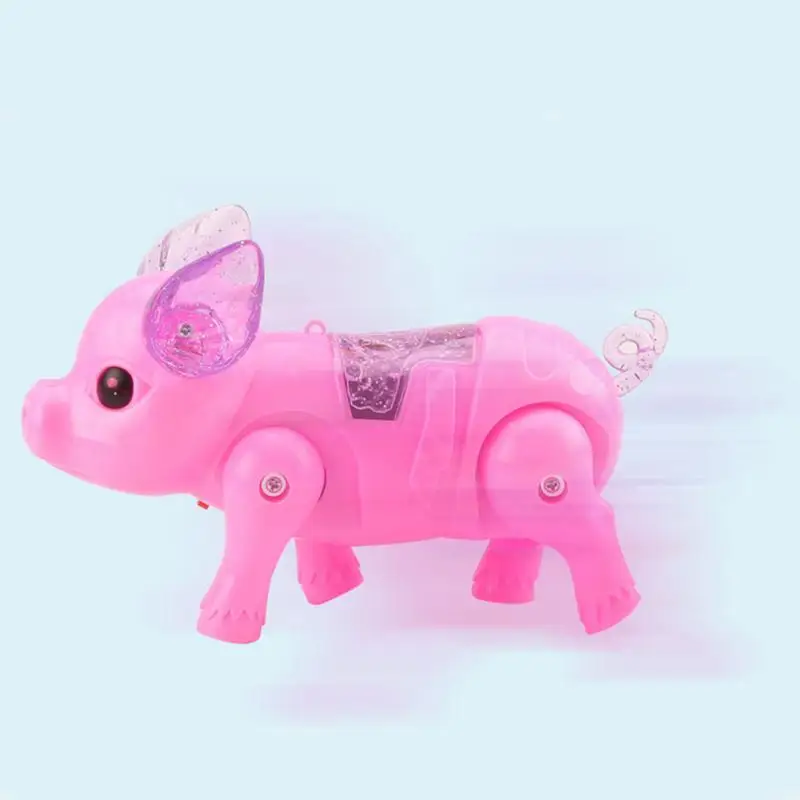 Electric Walking Pig Toy LED Lighting Musical Pig Animal Interactive Pig Pet Toy Kids Xmas Gift Electronics Robot Christmas Gift 5