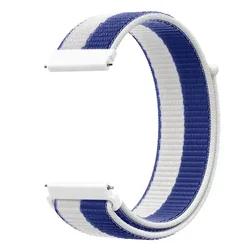 Nylon Loop Sport Strap - 22mm, Versatile and Durable Bracelet Replacement - 22mm Width Band (Greece)