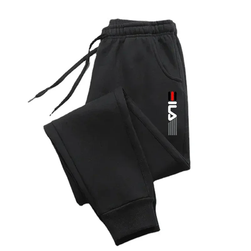 

2023 Fitness Workout Brand Track Pants Autumn Winter Male Cotton Sportswear Trousers Joggers Sweatpants Men Casual Skinny Pants